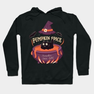 PUMPKIN SPICE & everything nice cat halloween Hoodie